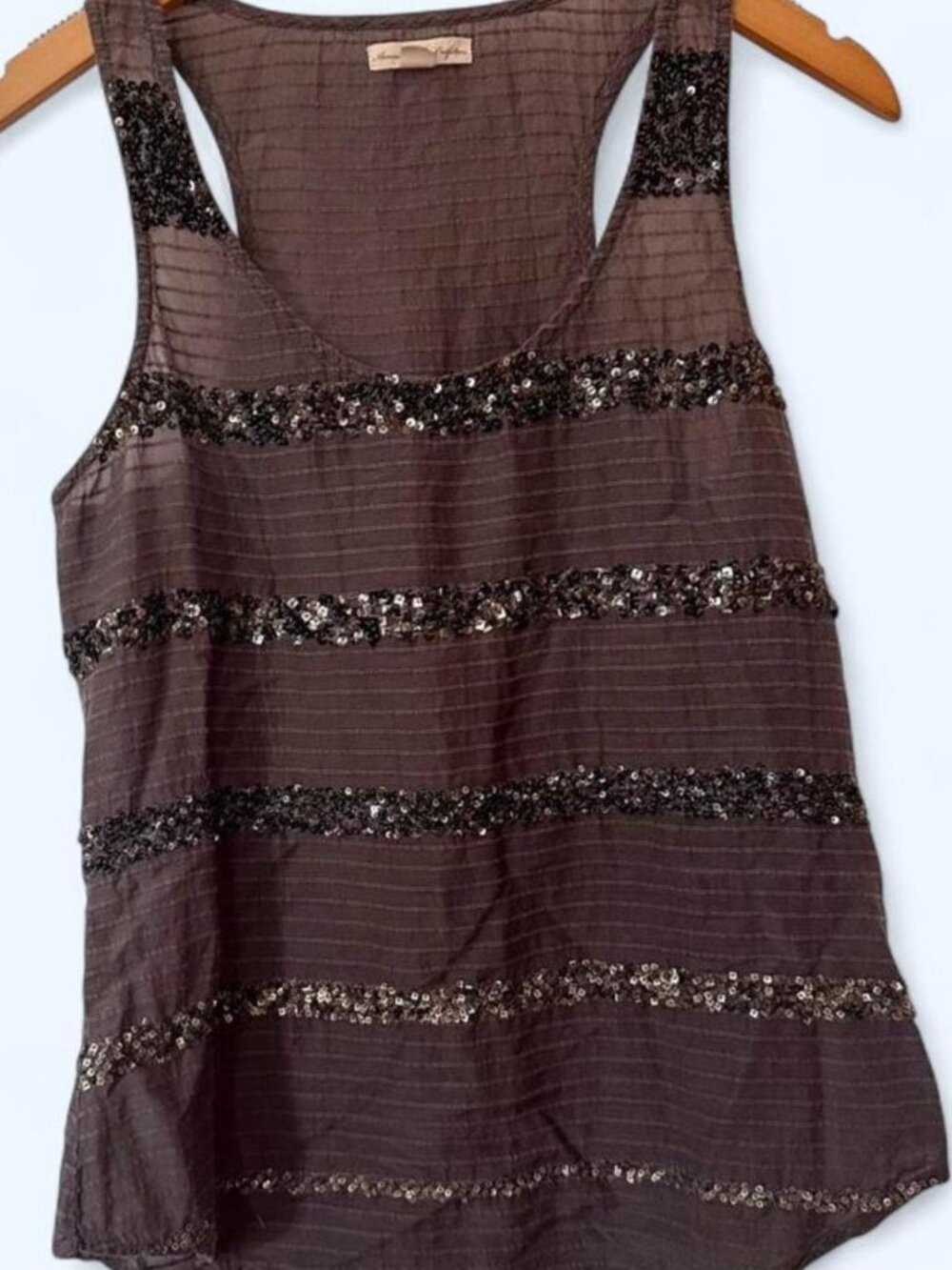 American Eagle Y2K Sequin Racerback Tank Top 4
